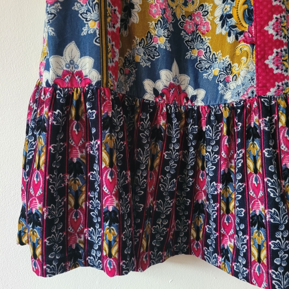 Anthropologie Zadie Velvet Slip Mini Dress Small Boho Festival - Picture 8 of 16